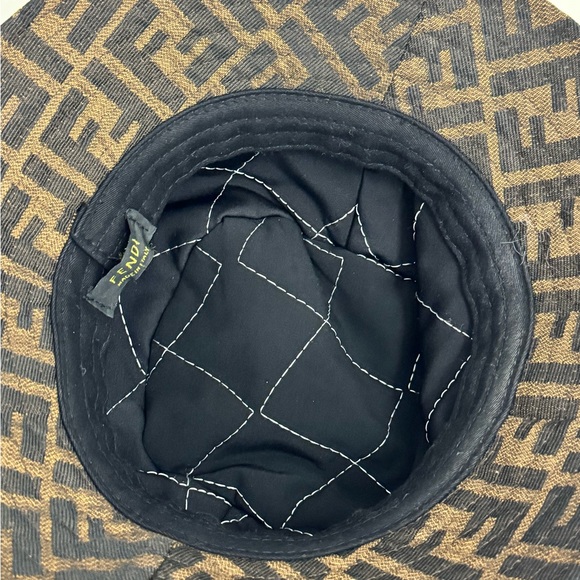 Fendi zucca bucket hat authentic